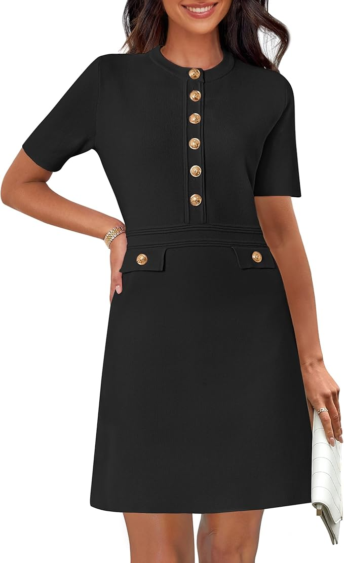 The Most Flattering Black Dresses on Amazon for Spring 2025