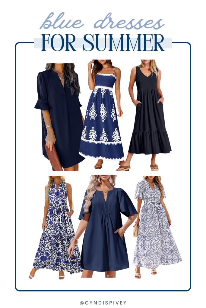 Blue Dresses from Amazon to Wear All Summer Long