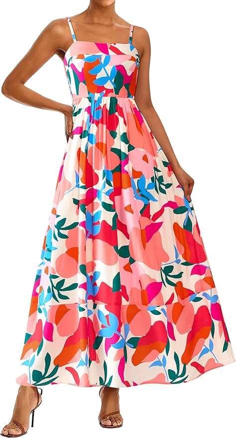 Floral Beach Maxi Dress, WHAT TO PACK FOR VACATION WOMEN OVER 50