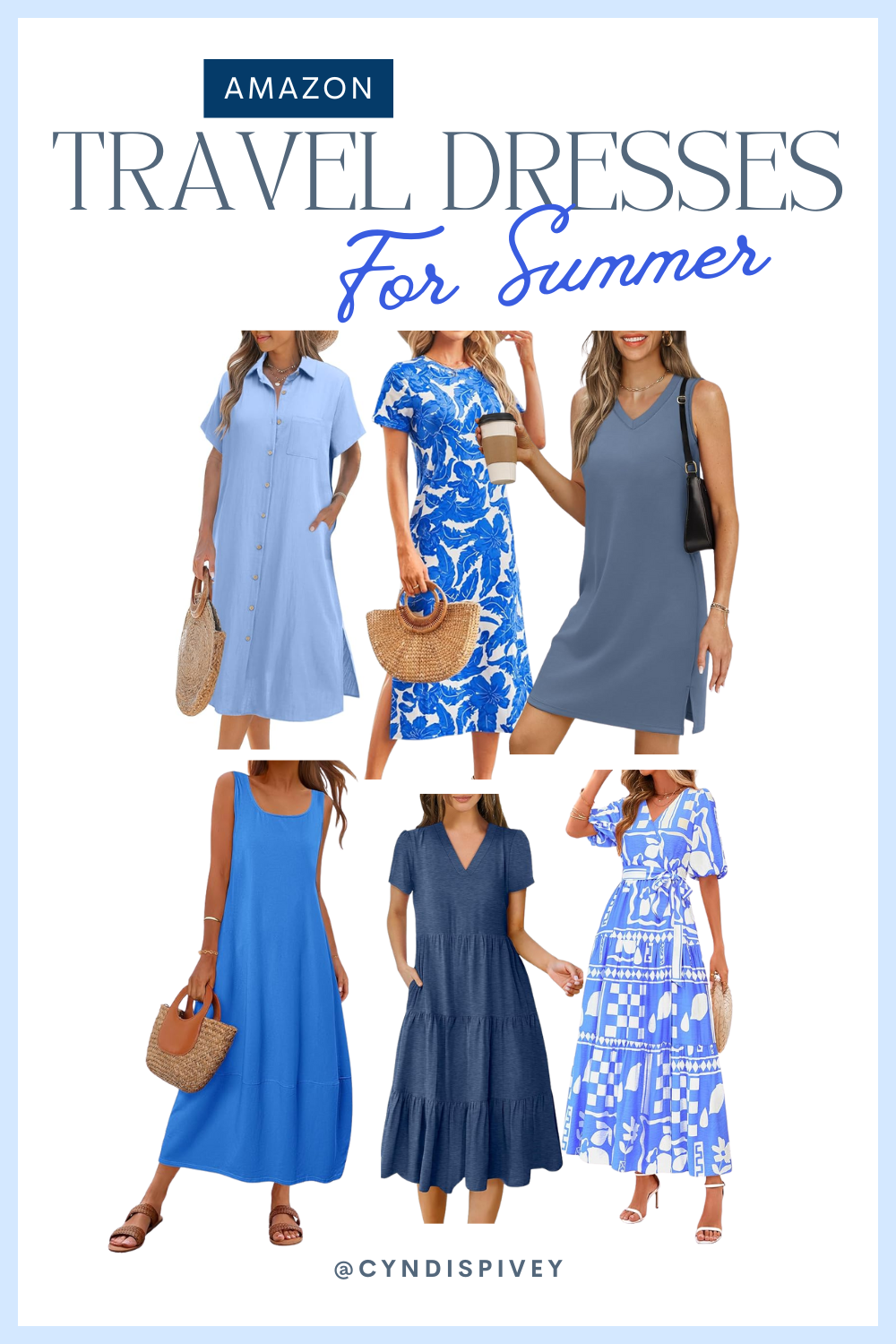 gorgeous inexpensive travel friendly dress options for women over 50 summer 2025