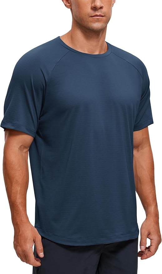 CRZ YOGA Men's Lightweight Athletic T-Shirts