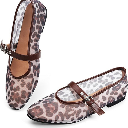 Leopard Mary Jane Flats SHOES TO WEAR IN THE FALL WHEN IT'S STILL HOT OUTSIDE