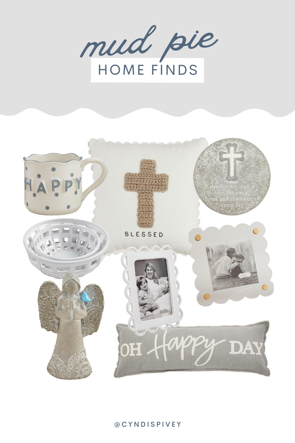 mud pie home finds gray and white home find decor