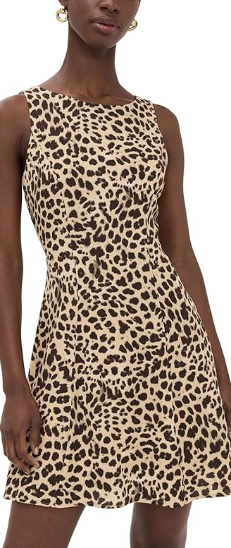 Leopard Mini Dress for Affordable Early Fall from Amazon