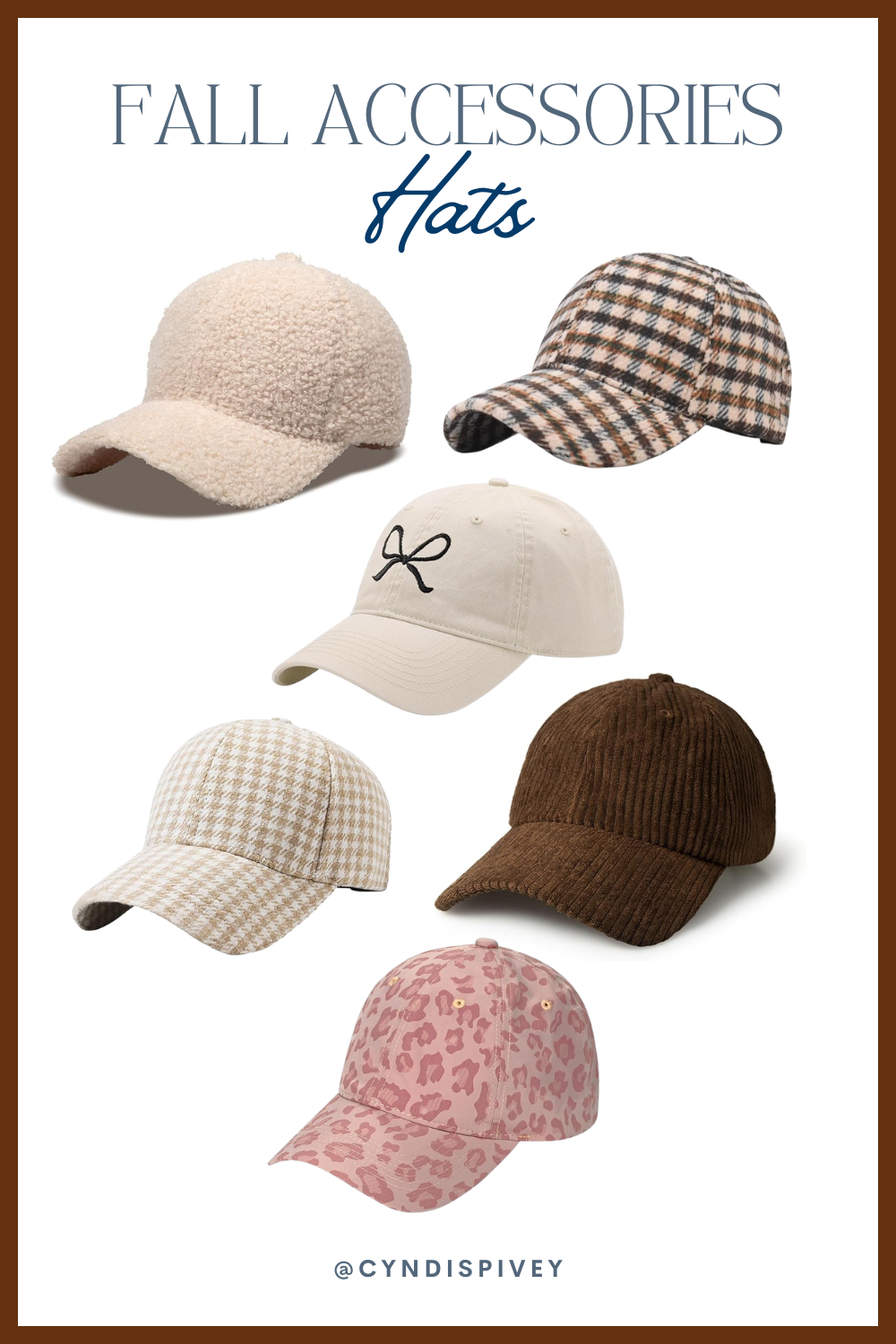 FALL 2025 TRENDING ACCESSORIES FOR WOMEN OVER 50 ELEVATED BASEBALL HATS FROM AMAZON