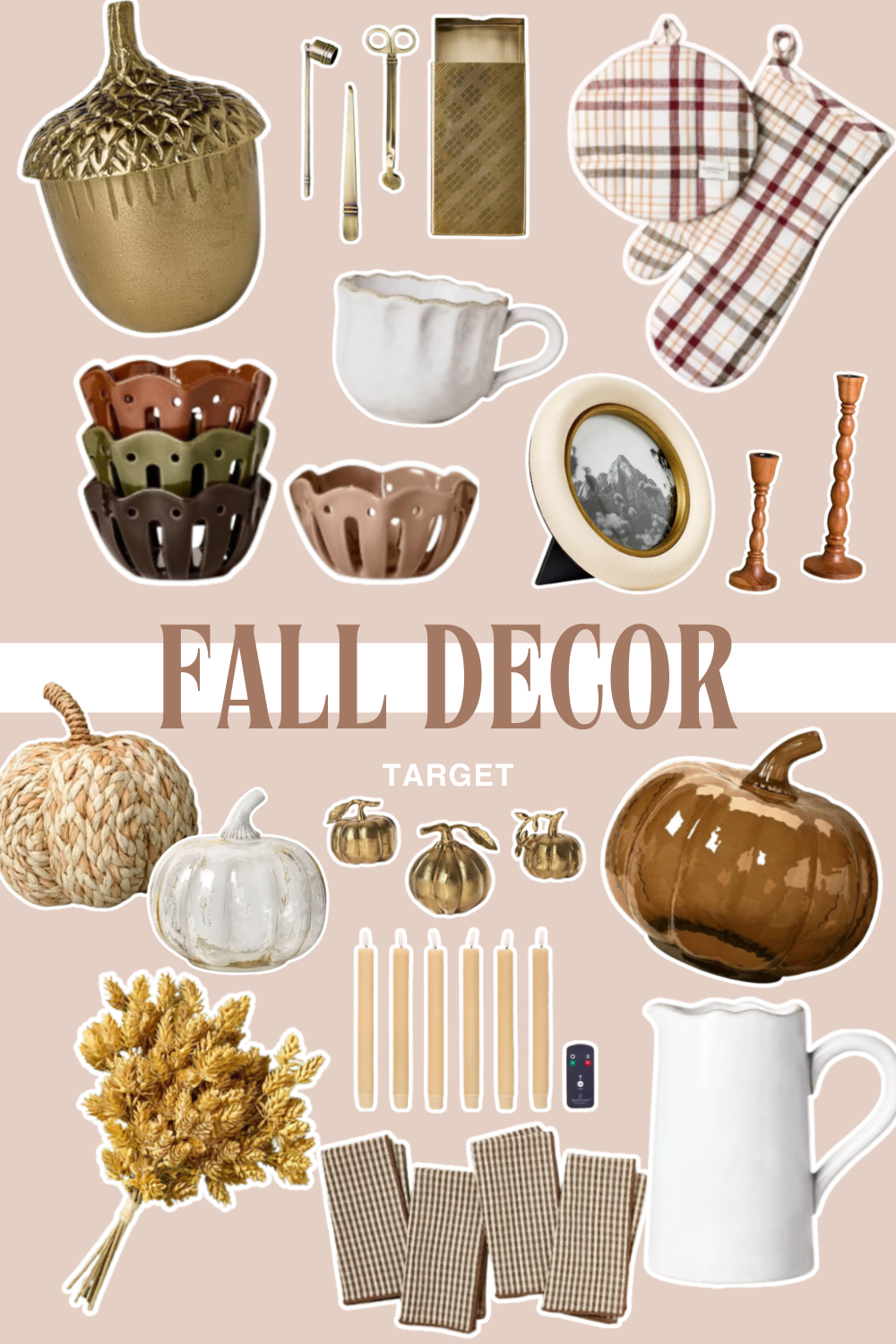 THE BEST MOST AFFORDABLE FALL DECOR ITEMS AT TARGET FOR AUTUMN 2025