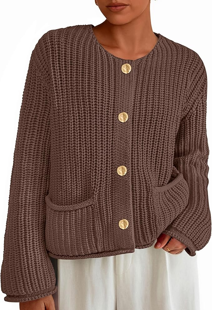 CHOCOLATE BROWN SWEATER FROM AMAZON FOR FALL