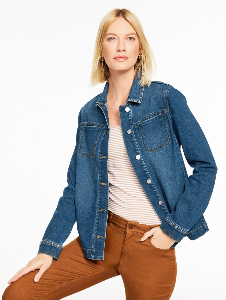 lightweight layers for early fall outfits from talbots 2025