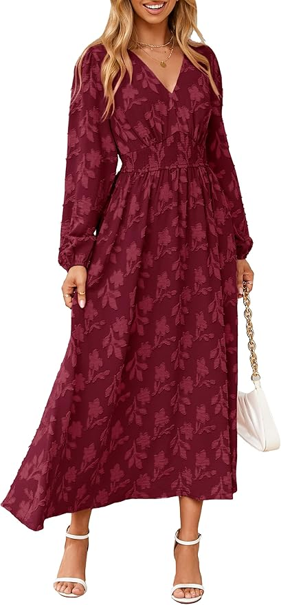 A CASUAL FLORAL MAXI TO WEAR FOR FALL