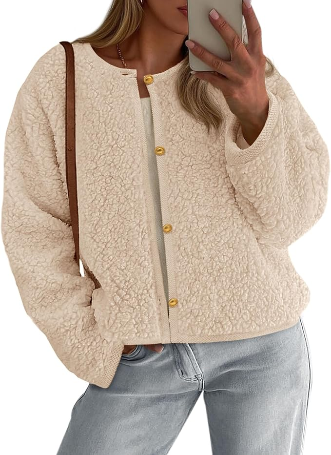 Faux Fur Fleece Teddy Bear Jackets for Fall and Winter