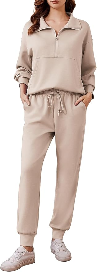 COMFORTABLE SWEATSUIT MATCHING SET FALL ATHLEISURE AMAZON