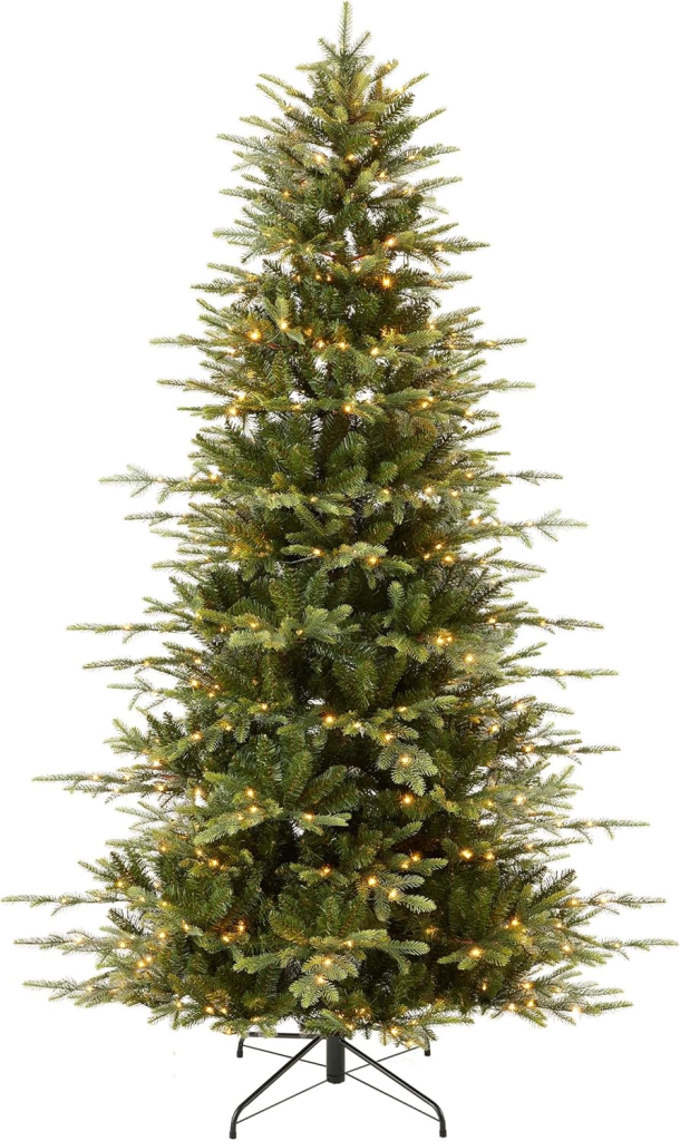 6 FOOT PRE LIT CHRISTMAS TREE FROM AMAZON PRIME BIG DEAL DAYS, HOLIDAY DECOR TO BUY NOW