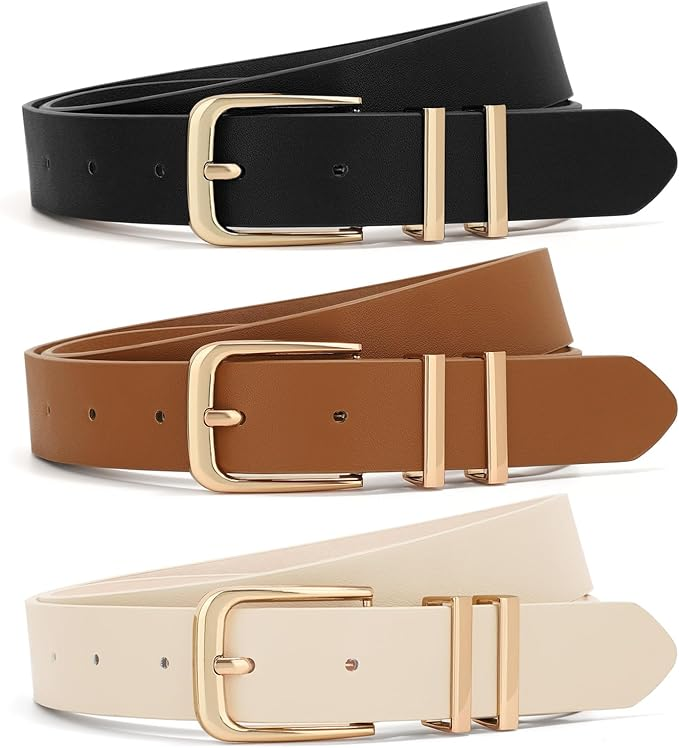 3 PACK WOMEN'S BELTS AMAZON PRIME