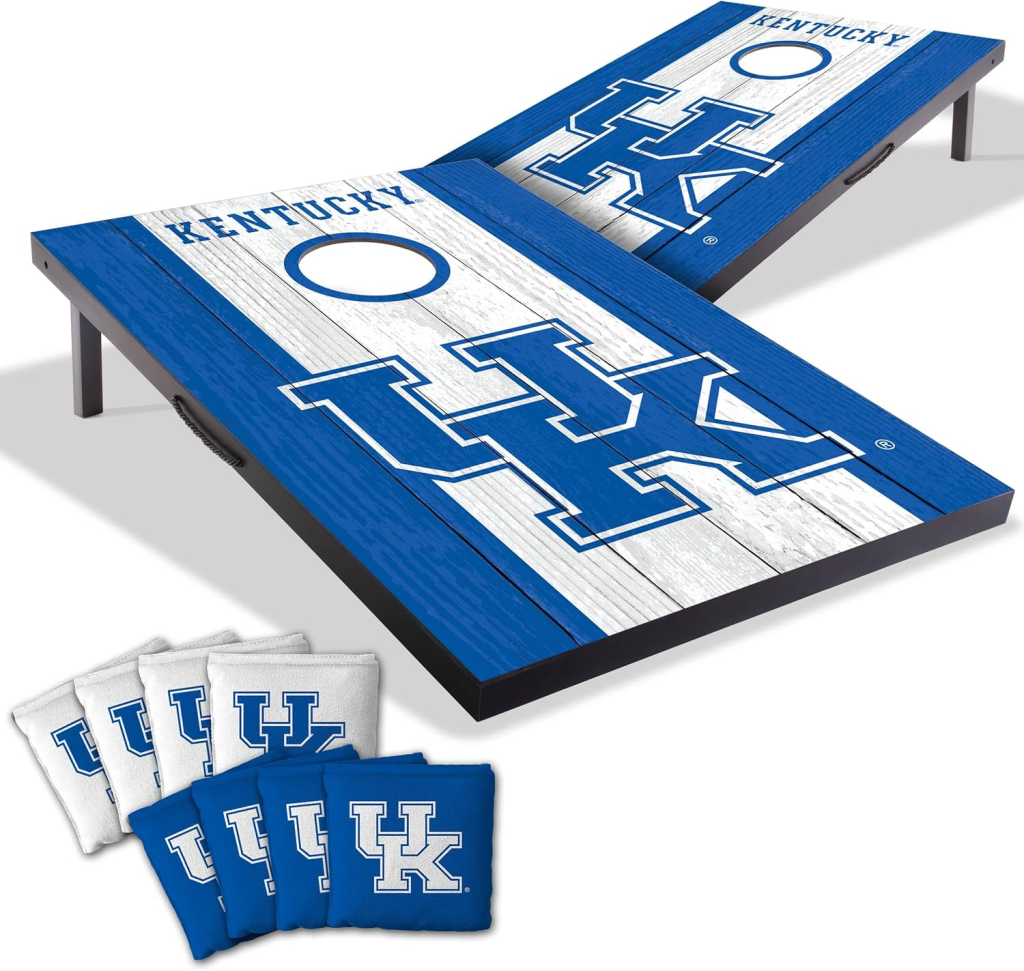 CORNHOLE BOARDS WITH FAVORITE TEAM