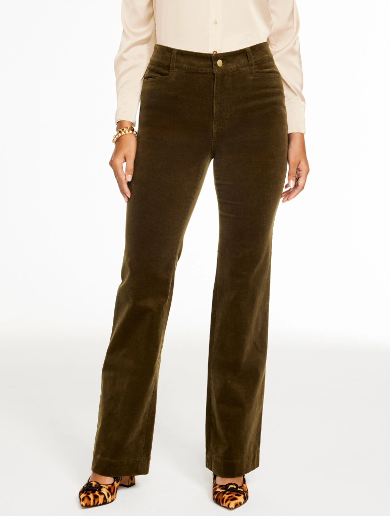 Talbots Flare Stretch Corduroy Pants