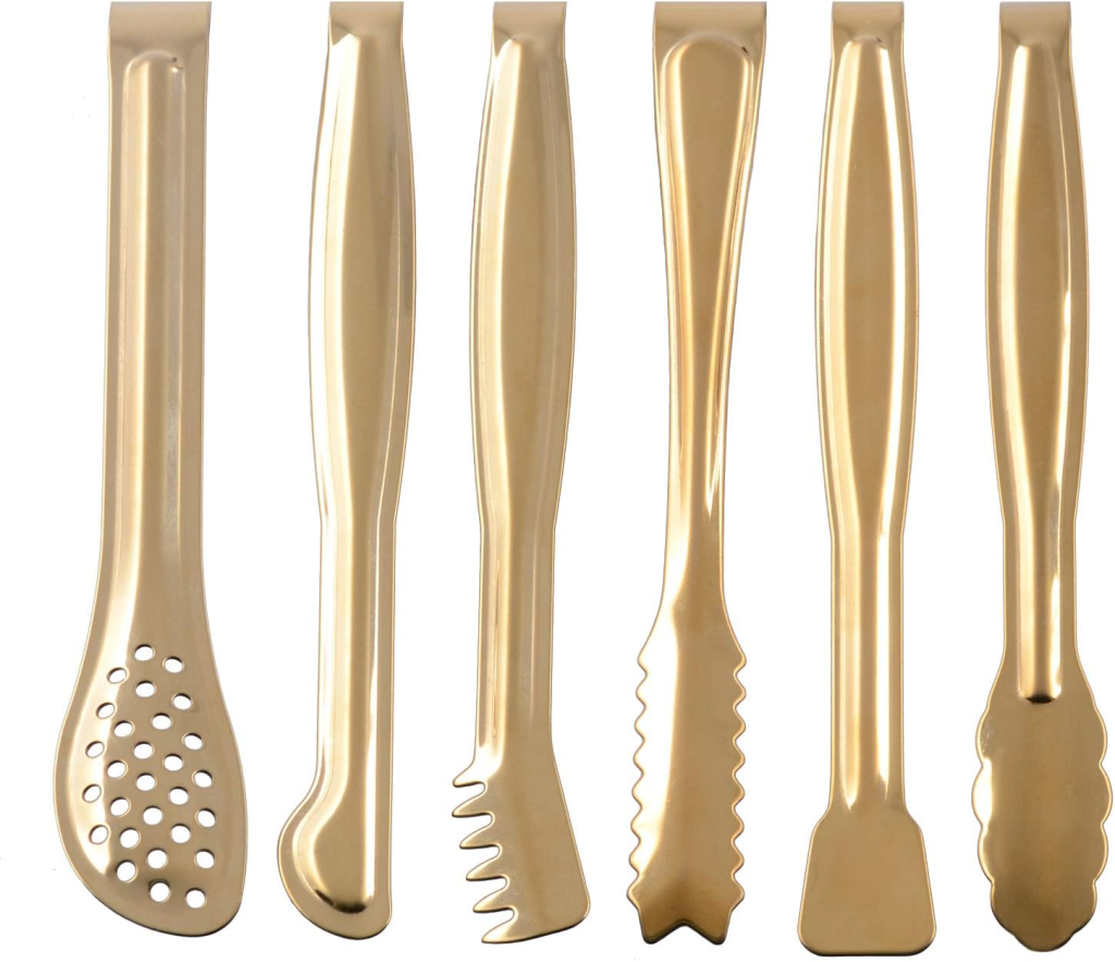 Mini Serving Tongs, Set of 6