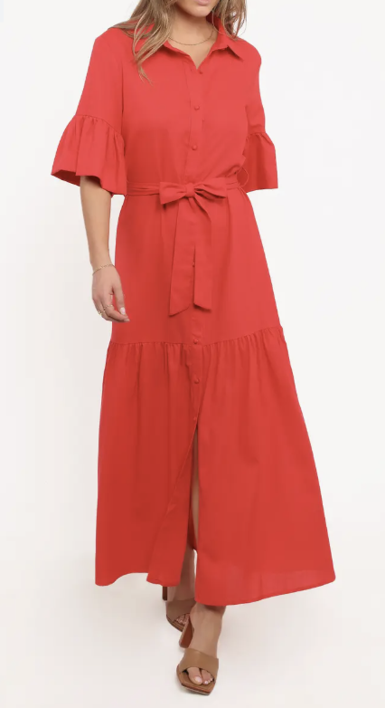 Tie Waist Shirtdress Resort Wear from Nordstrom