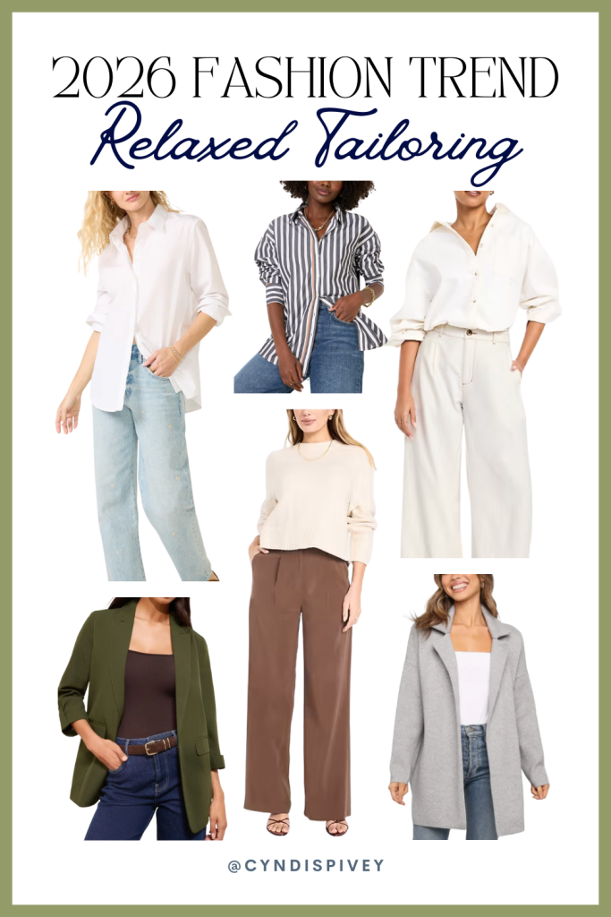 Relaxed Tailoring FAshion Trend 2026