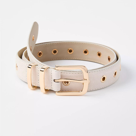 Belt in Cloud Dancer, Ecru, Cream, Off White
