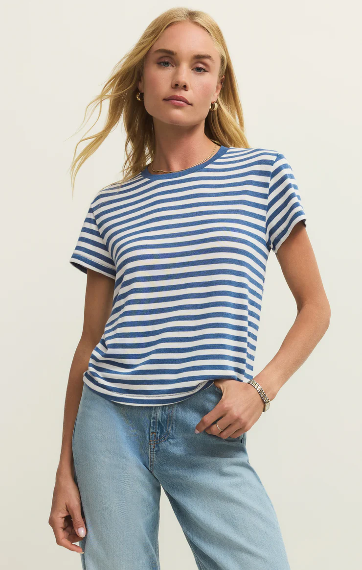 Striped Z Supply tee