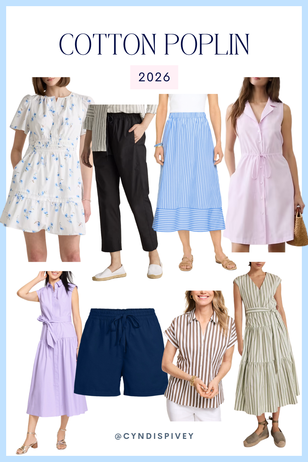 Cotton Poplin: The Secret to Staying Cool and Crisp - Cyndi Spivey