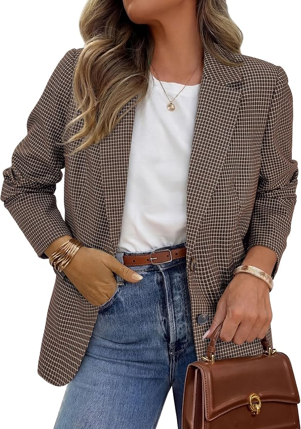 Plaid Blazer Amazon 2026