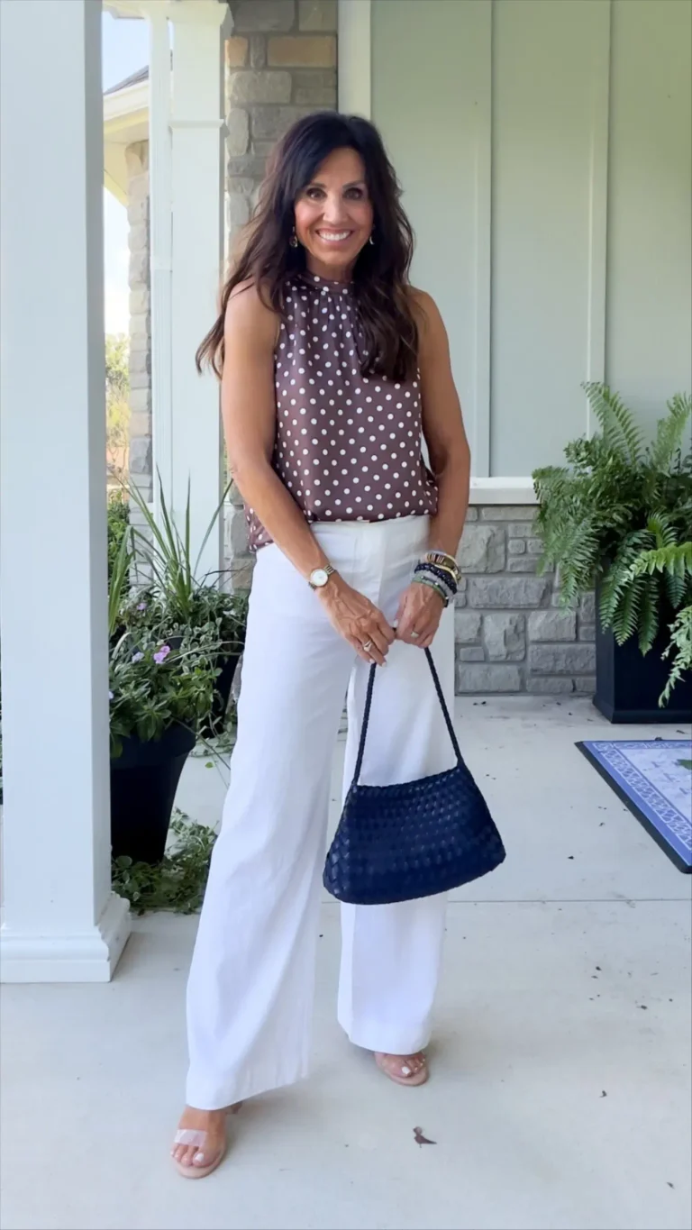 Early fall outfit with woven slouchy shoulder bag purse