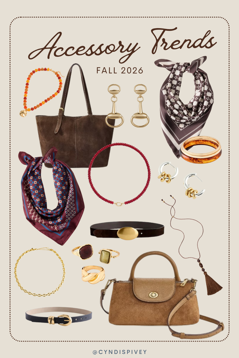 FALL ACCESSORY TREND WOMEN OVER 40 50 60