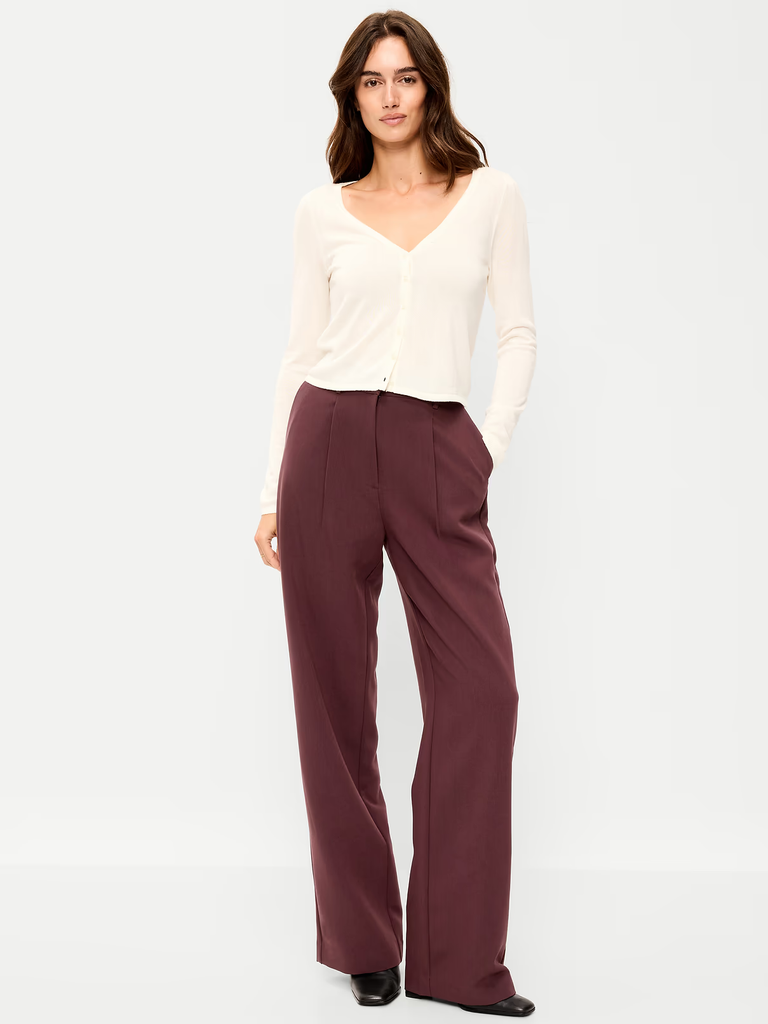 cream and burgundy outfit for fall 2026