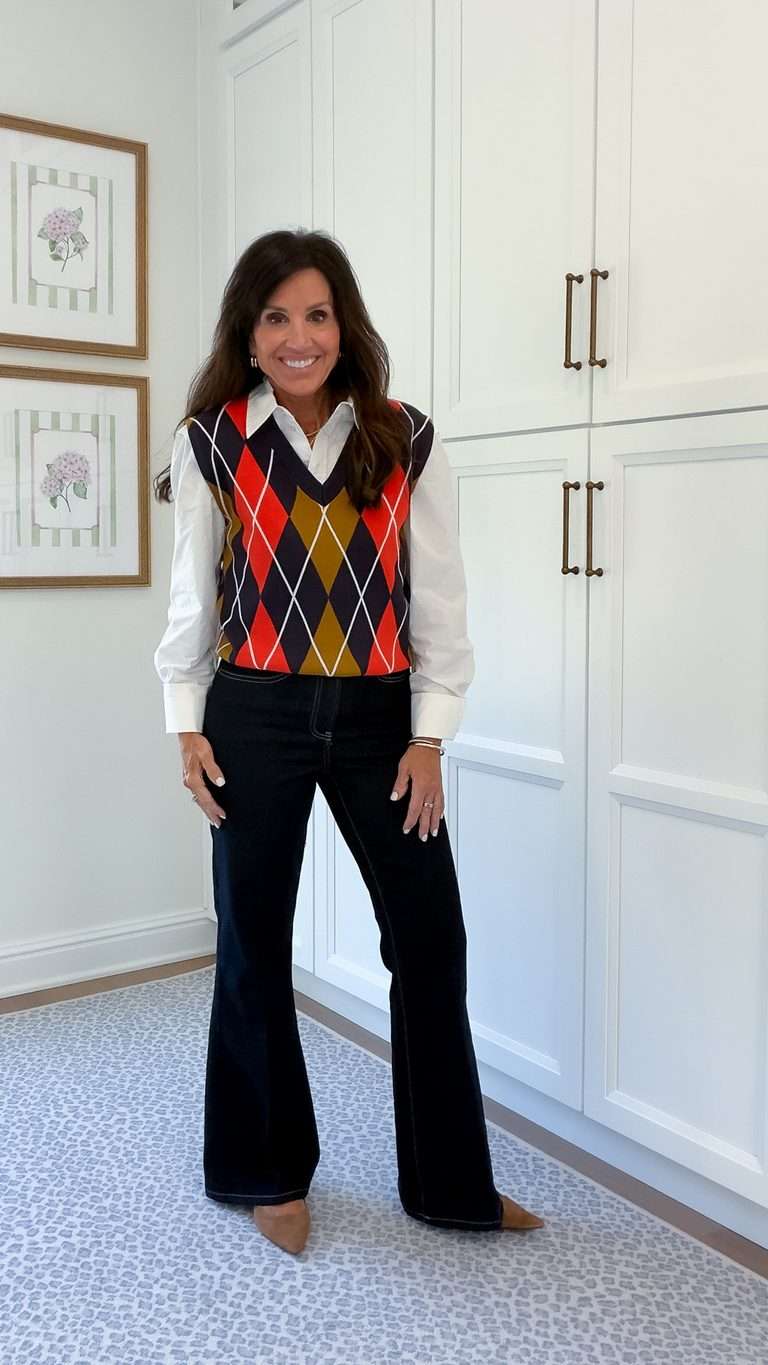 Cyndi styling a budget friendly affordable outfit