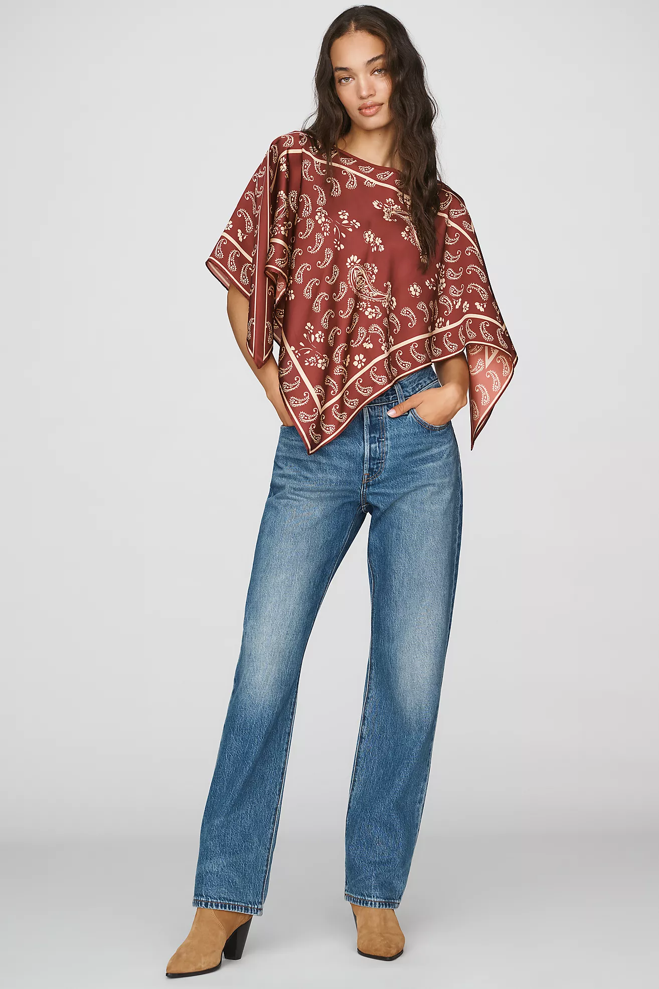 Bandana Poncho Top