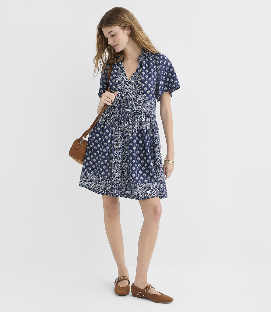 Bandana Print Dress