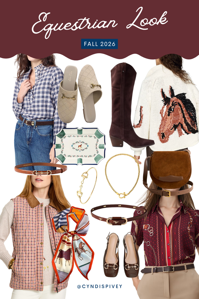 Equestrian town and country inspired fashion fall 2026